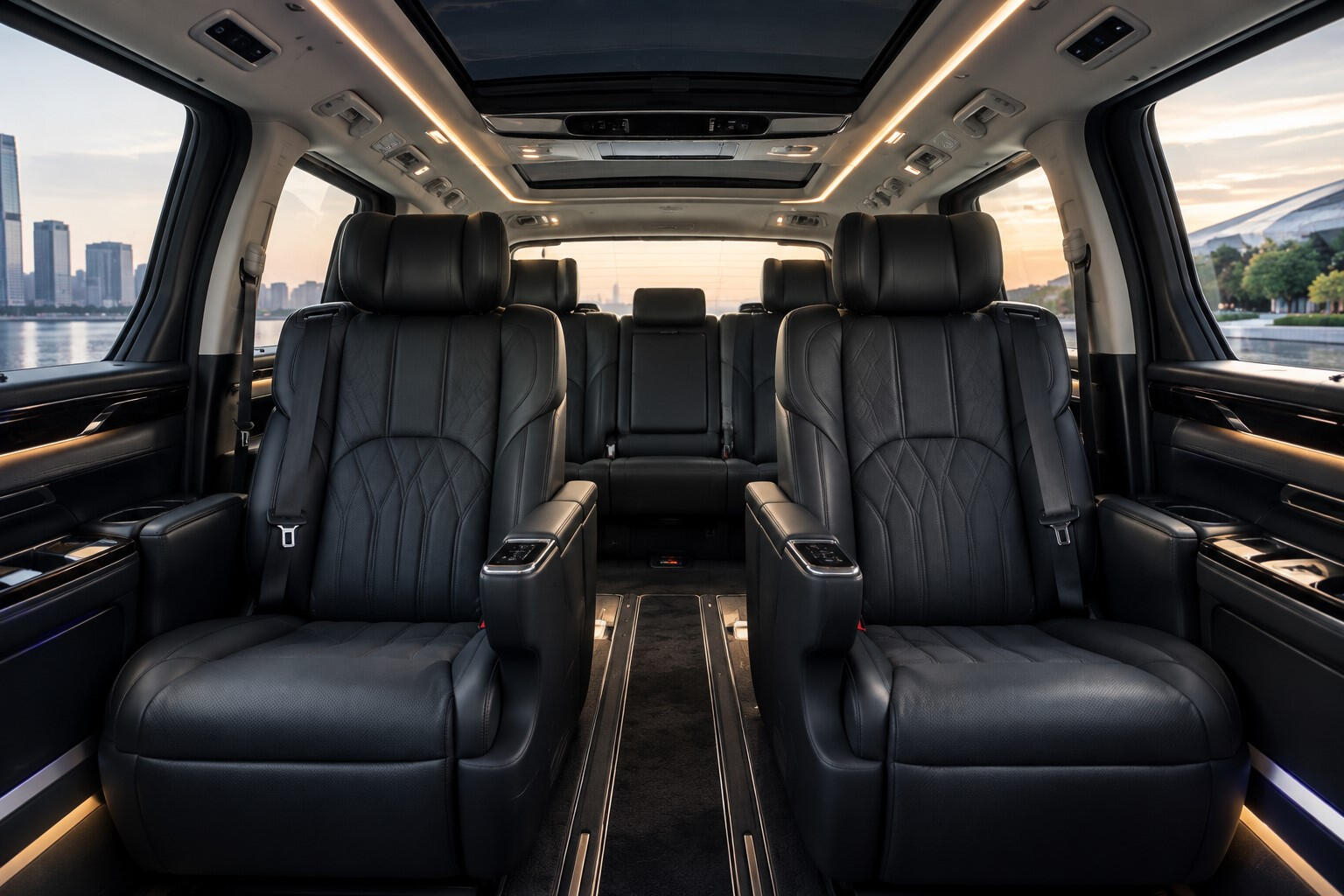 Your own vehicle and driver